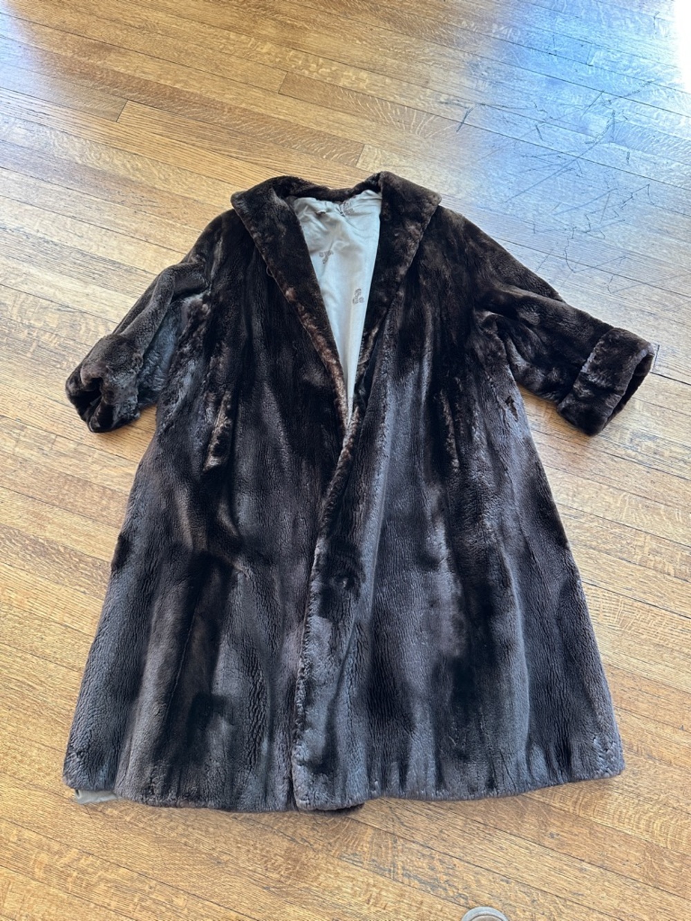 Women's Dark Brown Fur Coat